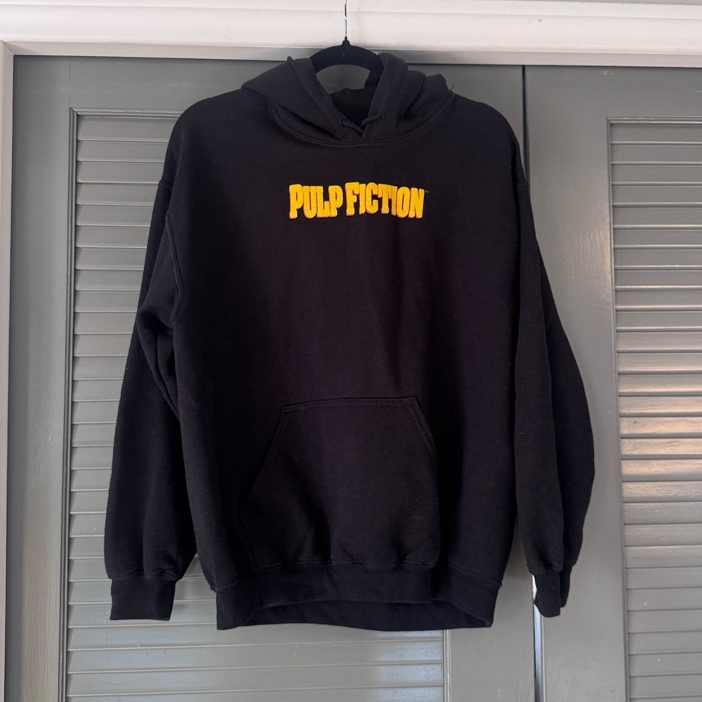 Pulp Fiction Vintage Inspired Black Hoodie